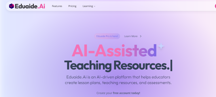 Eduaide ai: Free AI assistant for teachers